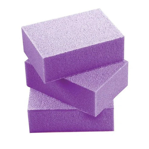 Silk B - Mini Nail Buffers Purple 50pk
