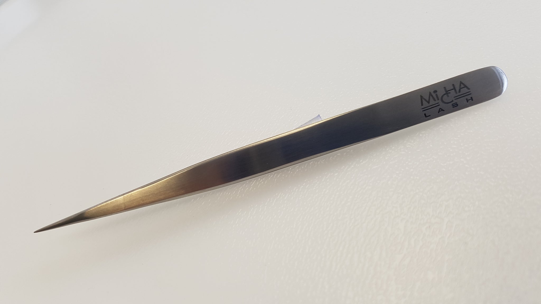 Micha - Straight Satin Tweezers 14cm-MS123