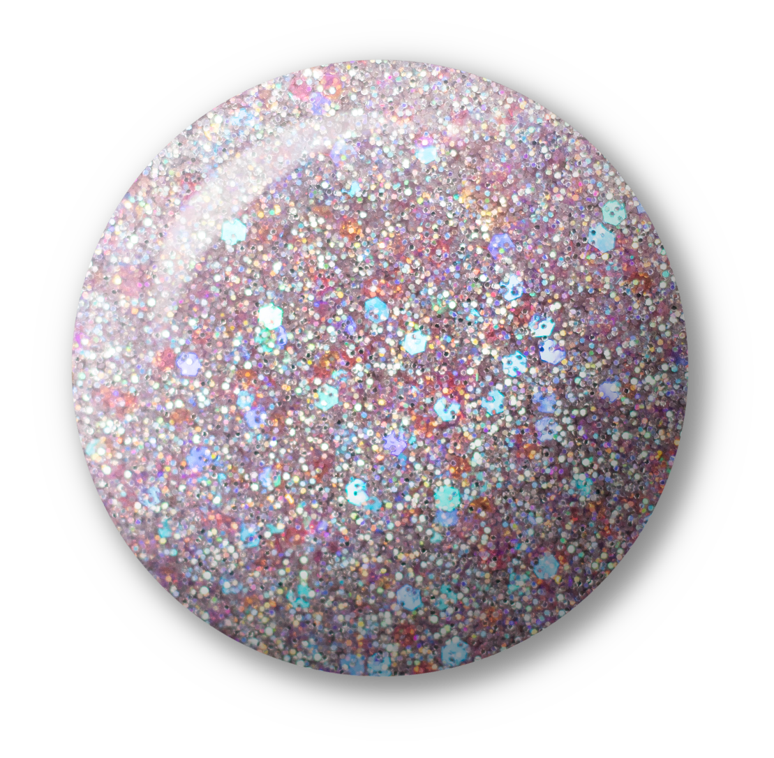 Light Elegance Glitter Gel - Sugar Coated :: New Packaging - Creata Beauty - Professional Beauty Products