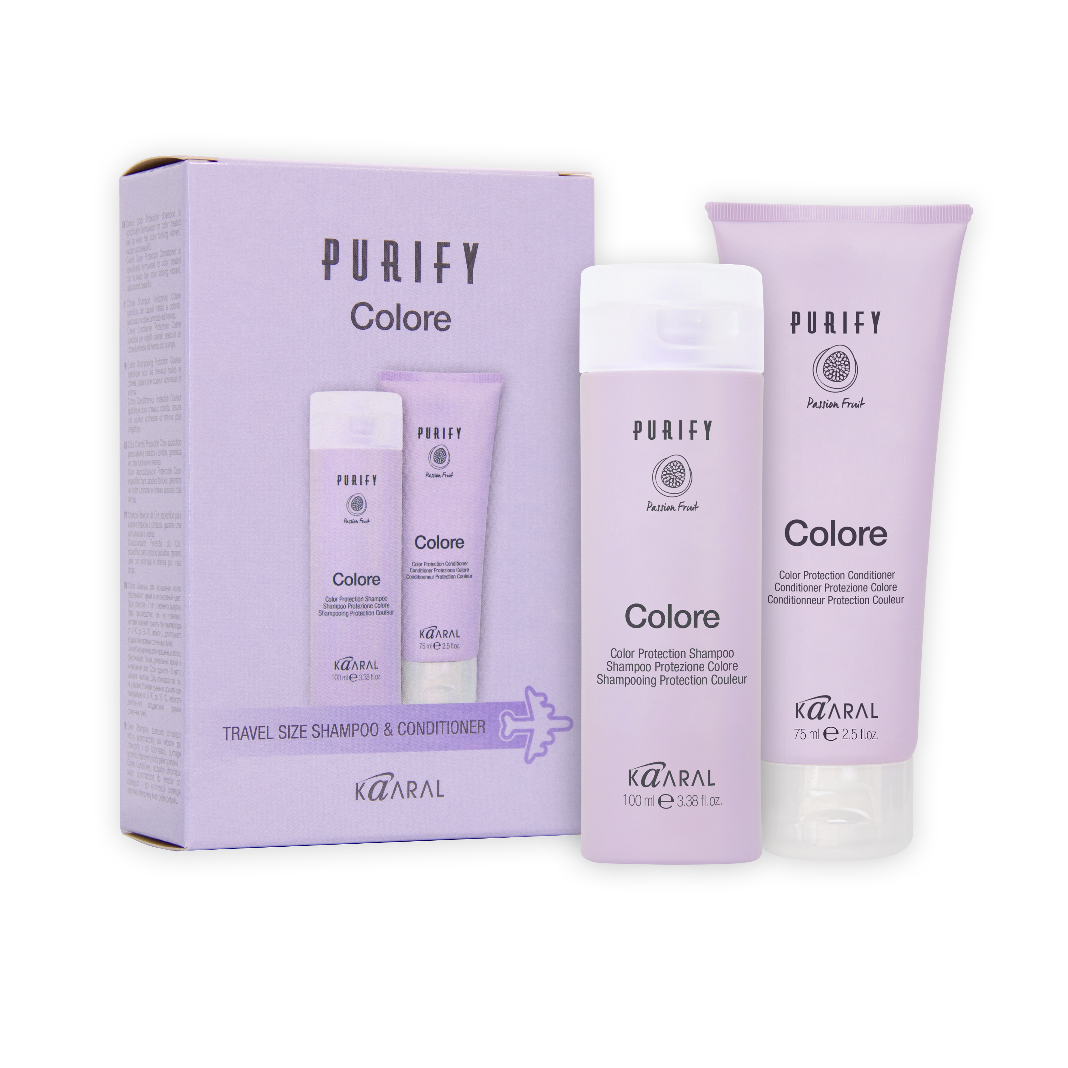 Purify Colore Shampoo + Conditioner Travel Kit  - By Kaaral