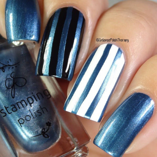 Clear Jelly Stamper Polish - CJS036 Midnight Rendezvous - Creata Beauty - Professional Beauty Products