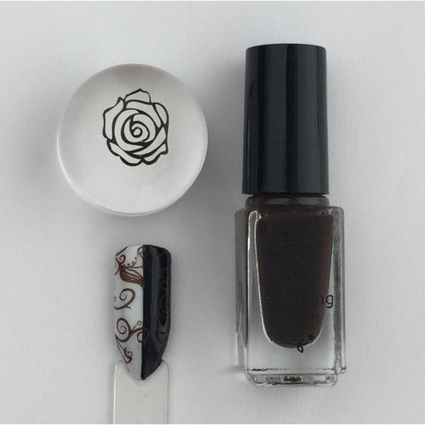 Clear Jelly Stamper Polish - CJS023 Pure Cocoa - Creata Beauty - Professional Beauty Products