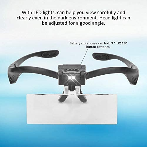 Creata Beauty - Headband Magnifier with 5 Lens LED Lamp - Creata Beauty - Professional Beauty Products