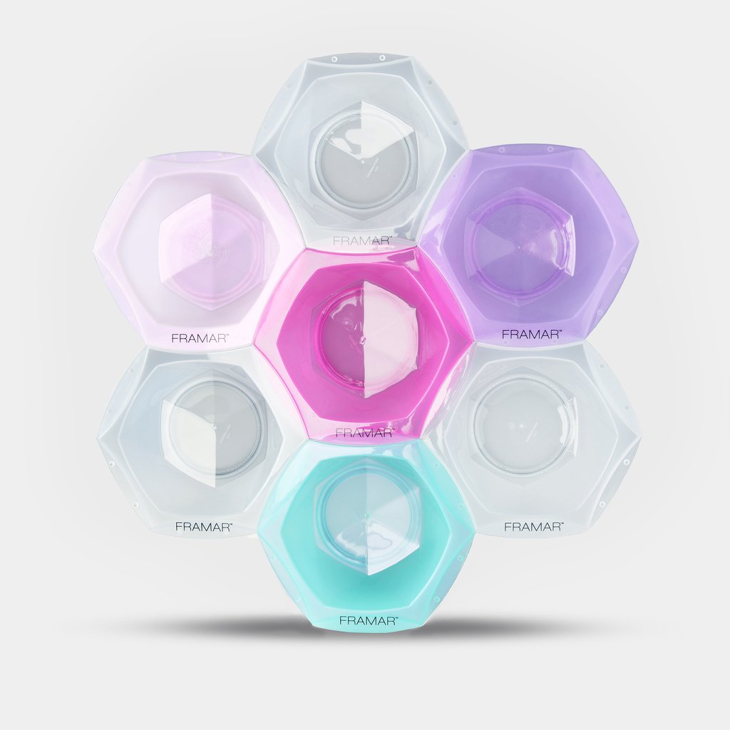 Framar Color Bowls - Connect & Color 7pk - Creata Beauty - Professional Beauty Products