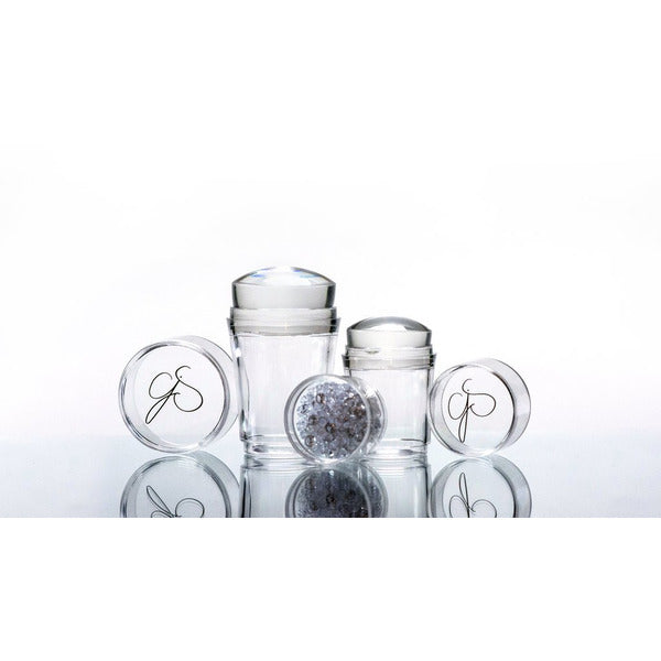 Clear Jelly Stamper - Crystal Double Stamper Set - Creata Beauty - Professional Beauty Products