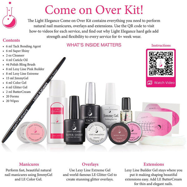 Light Elegance Gel - Lexy Line Come on Over Kit - Creata Beauty - Professional Beauty Products