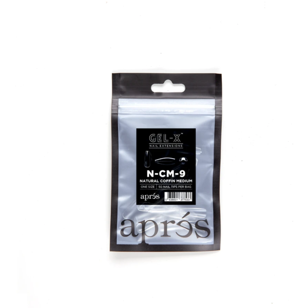 Aprés Nail - Natural Coffin Medium Refill Bags - Creata Beauty - Professional Beauty Products