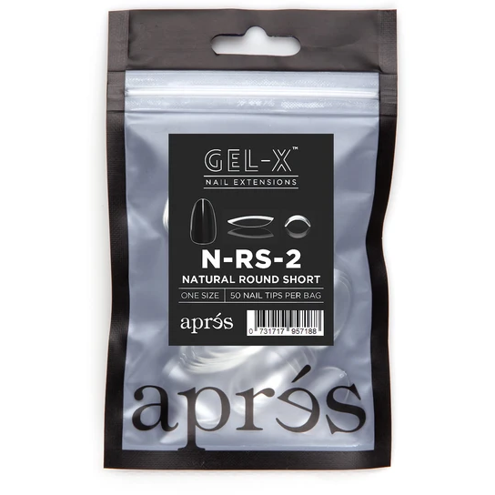 Aprés Nail - Natural Round Short Refill Bags - Creata Beauty - Professional Beauty Products