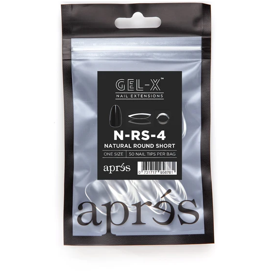 Aprés Nail - Natural Round Short Refill Bags - Creata Beauty - Professional Beauty Products