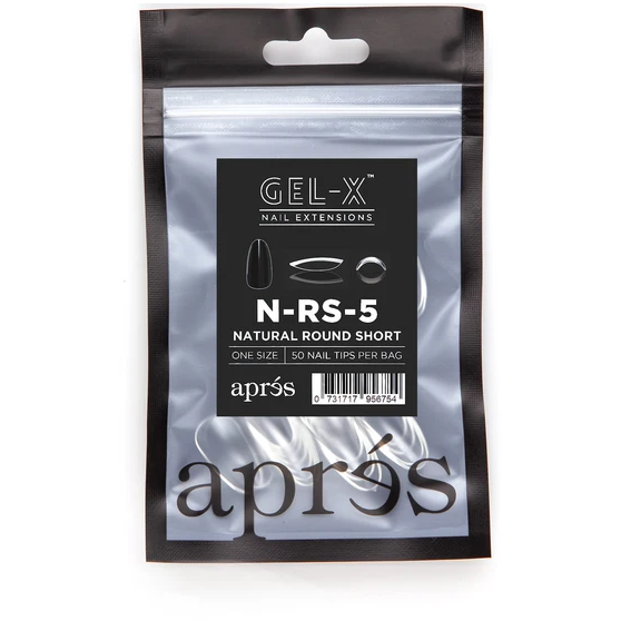 Aprés Nail - Natural Round Short Refill Bags - Creata Beauty - Professional Beauty Products