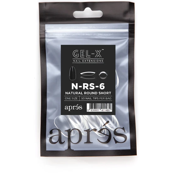 Aprés Nail - Natural Round Short Refill Bags - Creata Beauty - Professional Beauty Products