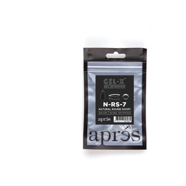 Aprés Nail - Natural Round Short Refill Bags - Creata Beauty - Professional Beauty Products