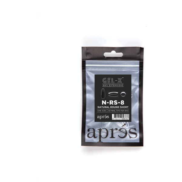 Aprés Nail - Natural Round Short Refill Bags - Creata Beauty - Professional Beauty Products
