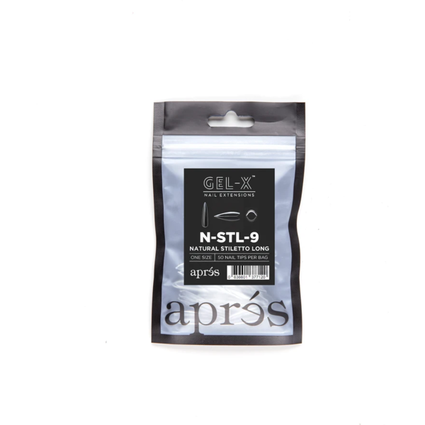 Aprés Nail - Natural Stiletto Long Refill Bags - Creata Beauty - Professional Beauty Products