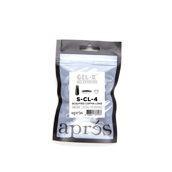 Aprés Nail - Sculpted Coffin Long Refill Bags - Creata Beauty - Professional Beauty Products