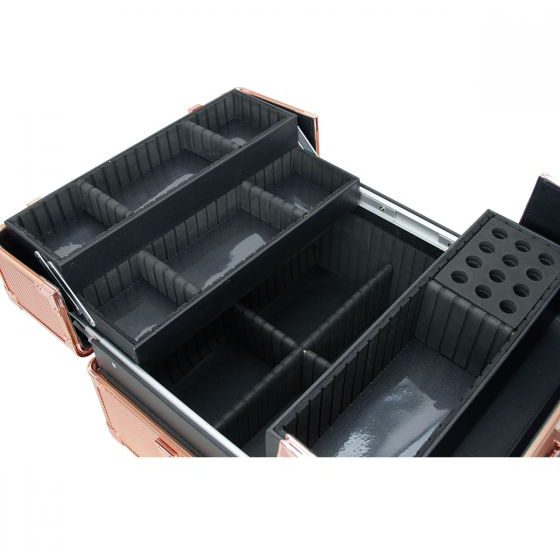 VER Beauty - Rose Gold Dot Pro Case - Creata Beauty - Professional Beauty Products