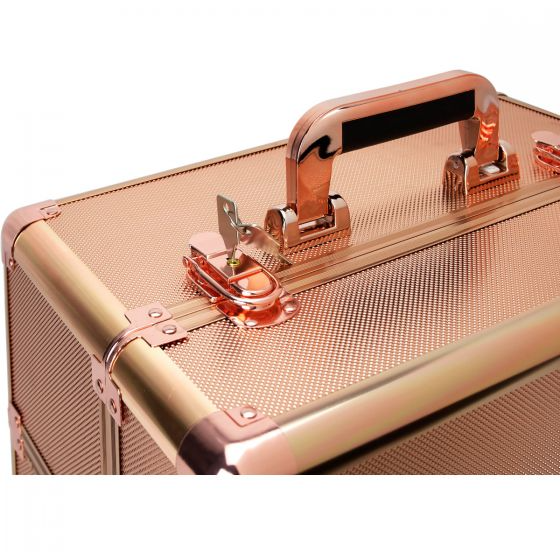 VER Beauty - Rose Gold Dot Pro Case - Creata Beauty - Professional Beauty Products