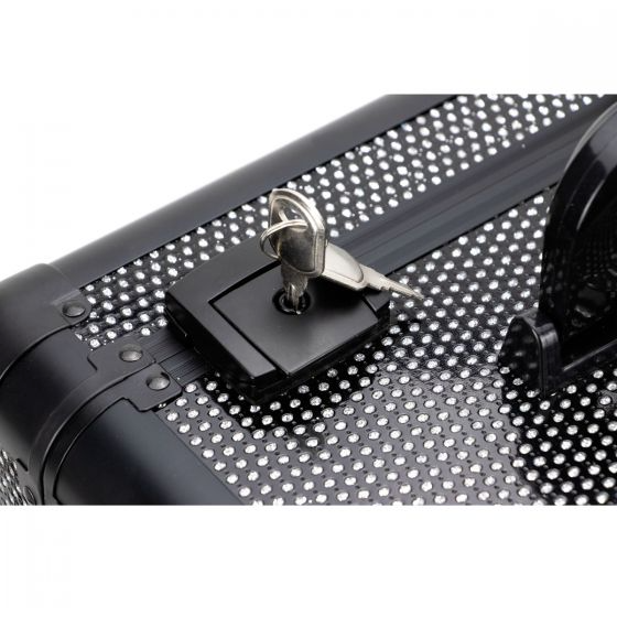 VER Beauty - Black Krystal Rolling Case - Creata Beauty - Professional Beauty Products